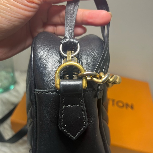 Small Black Marmont shoulder bag - Picture 4 of 17